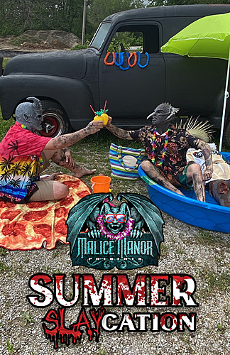 Malice Manor Slaycation Lunatic Luau poster