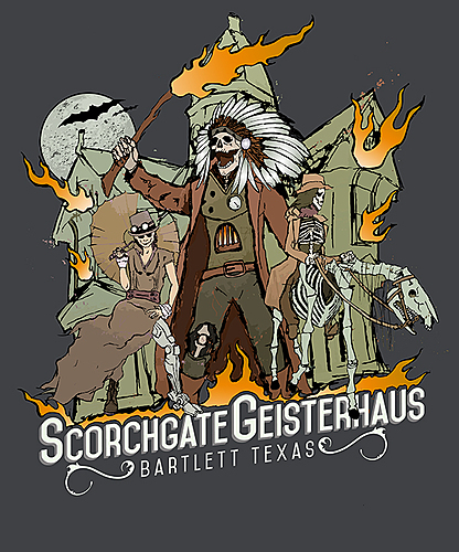 Scorchgate Geisterhaus poster