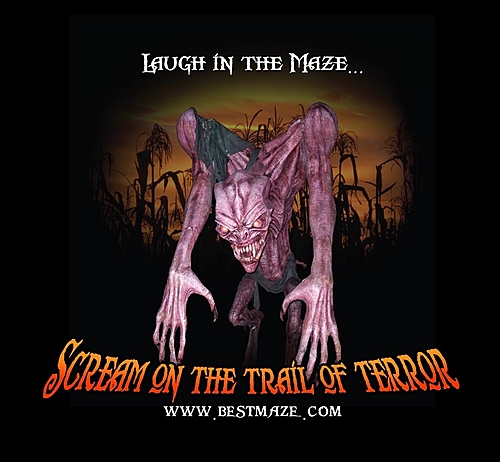 Corn Maze and Trail of Terror Tickets poster