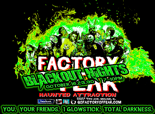 Factory of Fear Blackout Nights poster