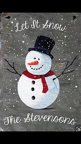 Sip N  Paint Fundraiser for Toys N Tots Lenox VFW poster