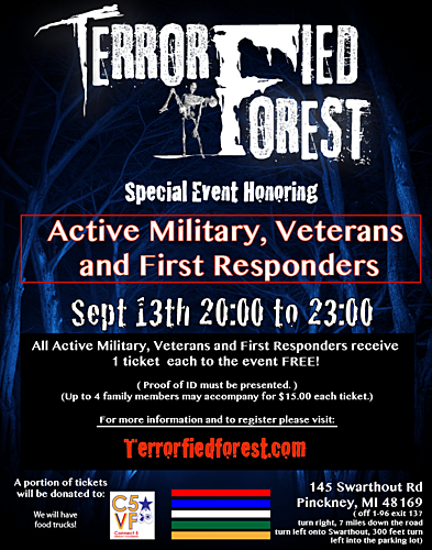 Terrorfied Forest Special Event  poster