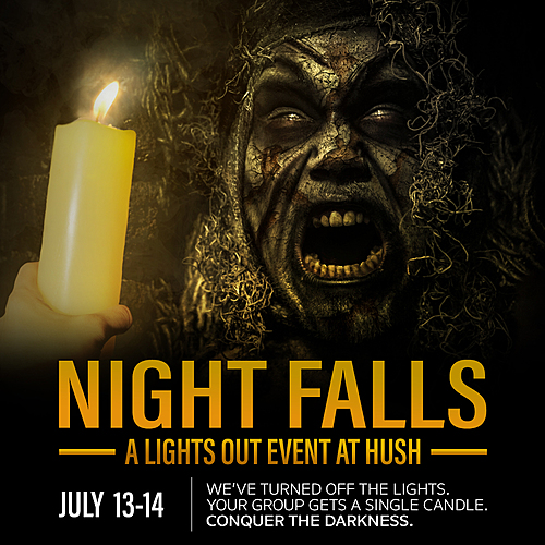 Night Falls - A Lights OUT Event poster