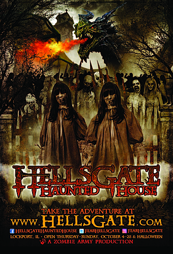 HellsGate Haunted House poster