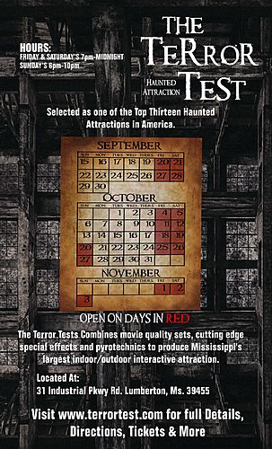 The Terror Test poster