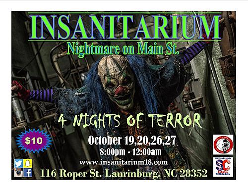 Insanitarium - Nightmare on Main Street  poster