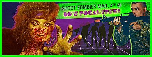 80's Zombie Apocalypse poster