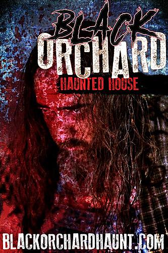 Black Orchard Haunted House poster