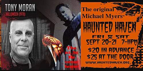 Haunted Haven presents Tony Moran The original Michael Myers image
