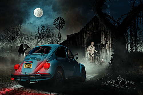 BloodShed Farms - "The Last Drive"  Haunted Drive Thru 2023 poster