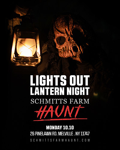 Schmitts Farm Haunt 2022 - Lights Out Lantern Night poster