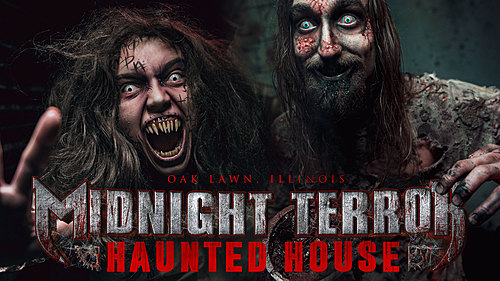 Midnight Terror Haunted House 2021 poster