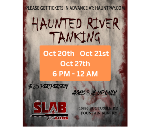 Haunted River Tanking poster