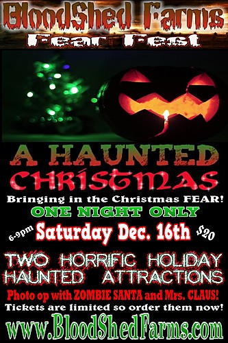 "Christmas Nightmare" at BloodShed Farms 2017 poster