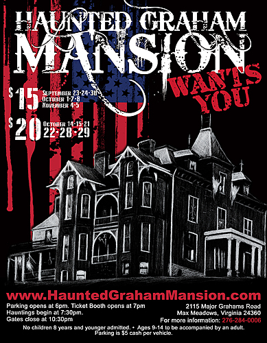 Haunted Graham Mansion 2016 poster