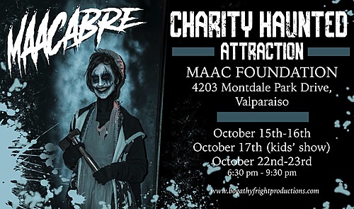 MAACabre Haunted Attraction - Kids Show  8/16 poster