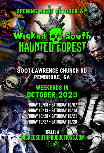 Wicked South Haunted Forest 2023 poster