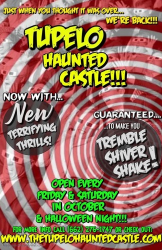 Tupelo Haunted Events 2024 presents: Tupelo Haunted Castle & Lost In The Darkness  poster