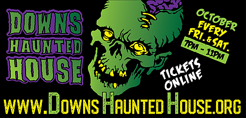 Downs Haunted House poster