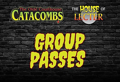 GROUP PASS - OLD CATACOMBS & HOUSE OF LECTER 2023 poster