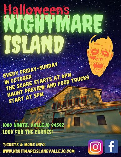Halloween's NightMARE Island 2021 poster