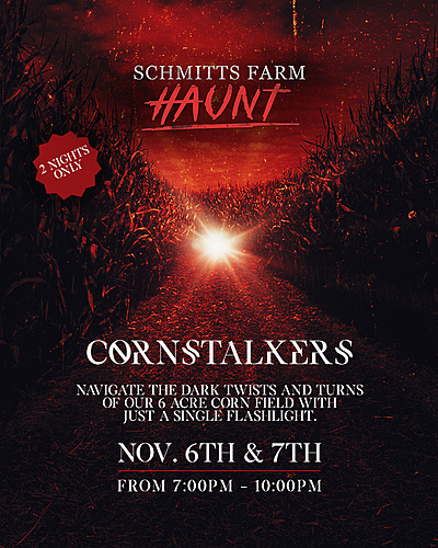 CORN STALKERS - A Survival Experience poster