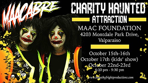 MAACabre Haunted Attraction - VIP and VIRTRA Zombie Attack poster