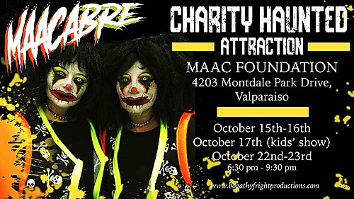 MAACabre Haunted Attraction - VIP and VIRTRA Zombie Attack poster