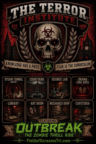 Field of Screams Tri poster