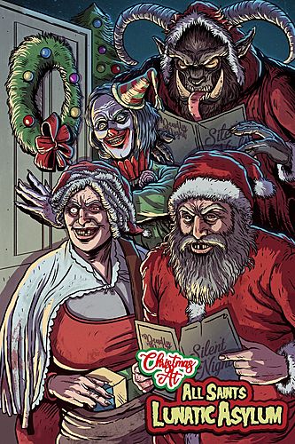 Christmas at All Saints Lunatic Asylum poster