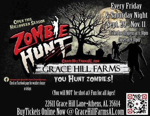 Grace Hill Farms Zombie Hunt 2023 poster
