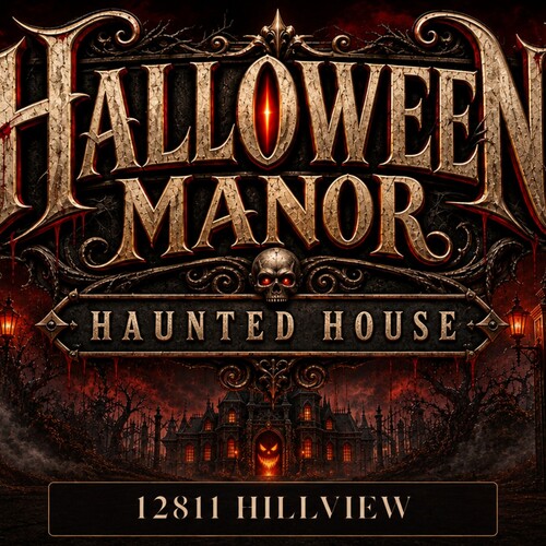 Halloween Manor Haunted Attraction poster
