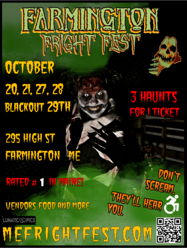 Farmington Fright Fest 2023 poster