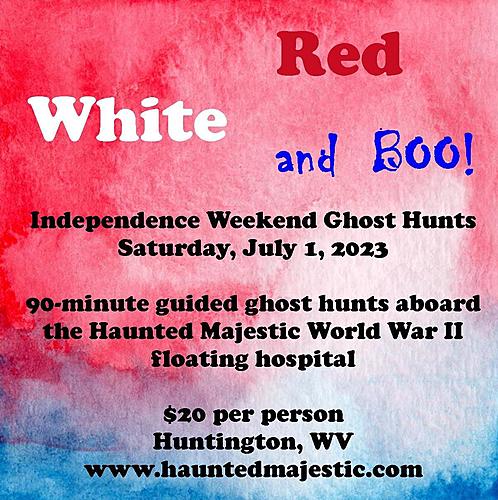 Red, White, and Boo Ghost Hunts Aboard Haunted Majestic poster