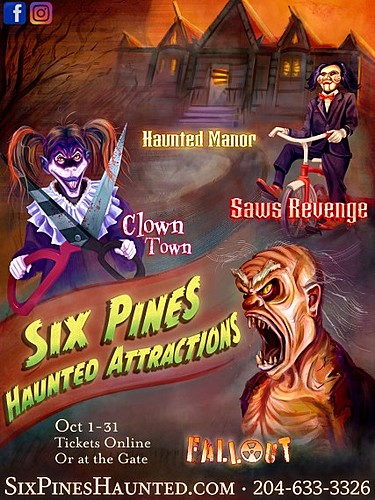 Six Pines Haunted Attractions 2022 poster
