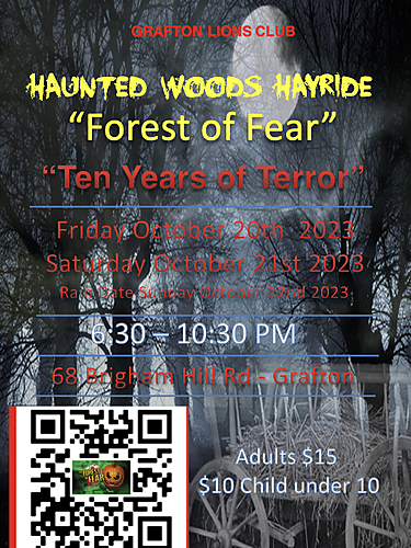 Haunted Woods Hayride poster