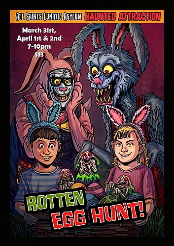 All Saints Lunatic Asylum Rotten Egg Hunt 2023  poster
