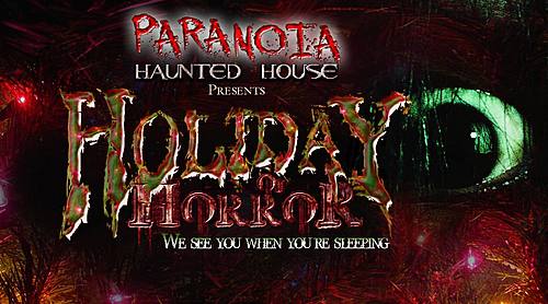 Paranoia Haunted House Presents Holiday of Horror  poster
